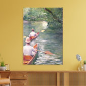 カヌー， 1878 キャンバスプリント (インサイチュ (リビング))