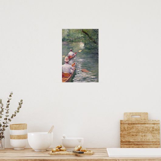 カヌー， 1878 ポスター (キッチン)