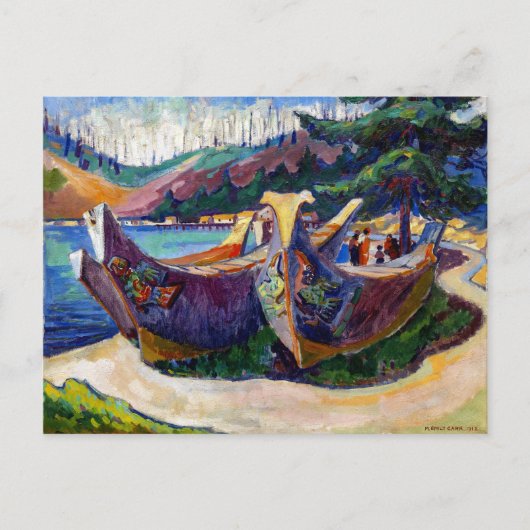 カヌー | Emily Carr | ポストカード (正面)