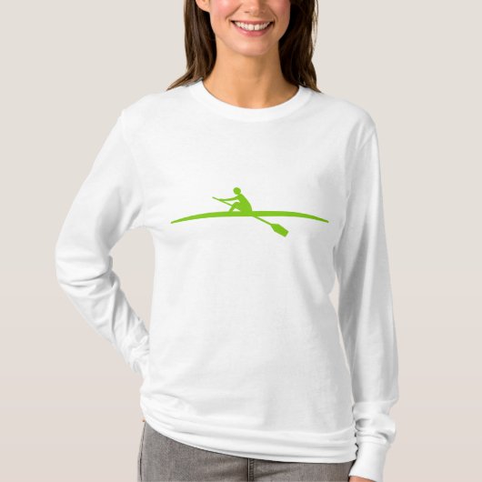 カヌー – Martian Green Tシャツ (正面)