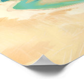 カネオヘサンドバーオアフハワイレトロ ポスター (角)