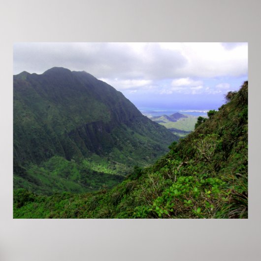 カネオ、オアフ、ハワイ ポスター (正面)