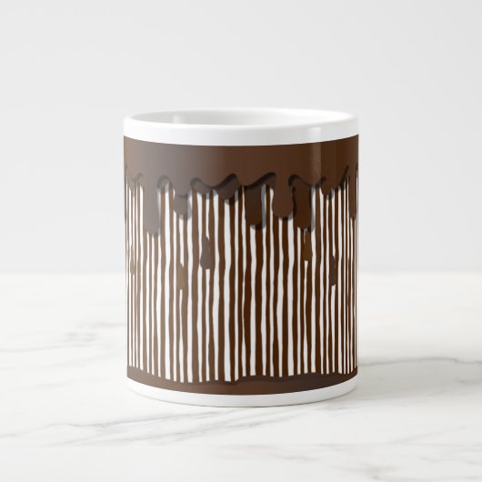 カネカデカフェグランデチョコレート ジャンボコーヒーマグカップ (正面)