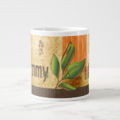 カネカデカフェグランデモンミーヴィンテージ ジャンボコーヒーマグカップ (正面)