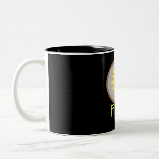 カネカデカフェ太陽の ツートーンマグカップ (左)