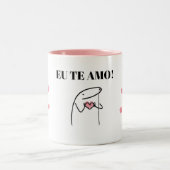 カネカフロールEU TE AMO ツートーンマグカップ (中央)