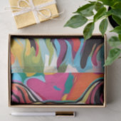 カネカラフルインカオス:アポップ・アートのートピットブル 薄葉紙 (ギフト)