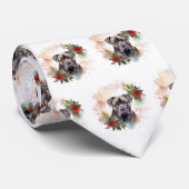 カネコルソのクリスマスリースの愛犬 ネクタイ (ロール)
