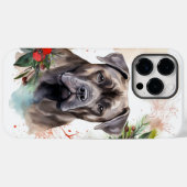 カネコルソのクリスマスリースの愛犬 Case-Mate iPhoneケース (裏面 (横))