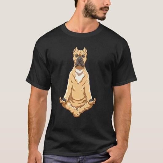カネコルソヨガ犬 Tシャツ (正面)