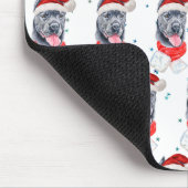 カネコルソ犬のクリスマス星 マウスパッド (コーナー)