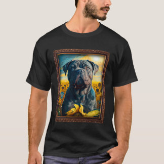 カネコルソ 画 サンフラワー 花 ママ 女性 フロ Tシャツ