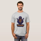 カネニゲーマーKANENI GAMERアラビア語チュニジアゲーマー Tシャツ (正面フル)