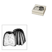 カネレフランスのパティシシェフパティスリーベーカリー食品 ラバースタンプ (押印)