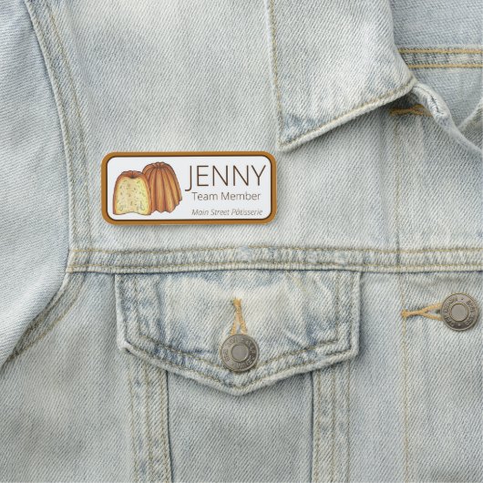 カネレフランスのパティシシェフパティスリーベーカリー食品 名札 (インサイチュ)