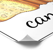 カネレフランスのパティスリーベーカリーキッチンアート ポスター (角)