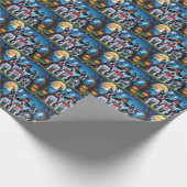 カネ・コルソ 犬 かぼちゃ ハロウィン 面白い ラッピングペーパー (角)