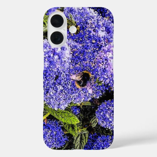 カノサス薄紫フラワービー Case-Mate iPhoneケース (裏面)