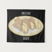 カノッリの漫画イラスト タペストリー (正面(横))