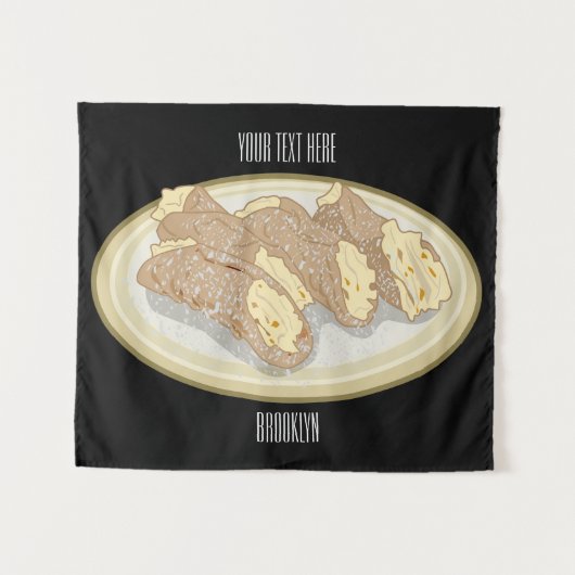 カノッリの漫画イラスト タペストリー (正面(横))