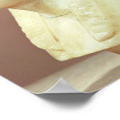 カノピーの小便器の一つからのストッパー ポスター (角)