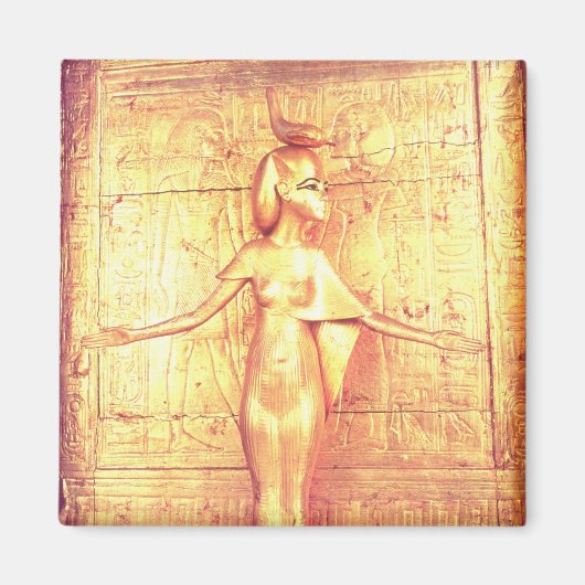 カノピーの神社の女神セルケット マグネット (正面)