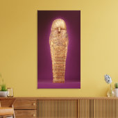 カノピー性のコーヒーの1つの背面 キャンバスプリント (インサイチュ (リビング))