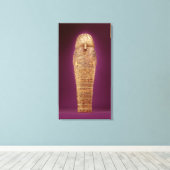 カノピー性のコーヒーの1つの背面 キャンバスプリント (インサイチュ (ウッドフロア))