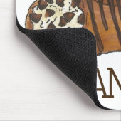 カノリのチョコレートチイタリアンップ生地を取る マウスパッド (コーナー)