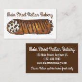 カノリイタリアンベーカリーペストリー焼いたショップバイシェフ 名刺 (正面/裏面)