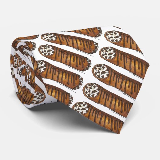 カノーリの食べ物チョコイタリアンチップを取る ネクタイ (ロール)