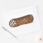 カノーリベーカリーチョコイタリアンチップを取る 長方形シール (封筒)