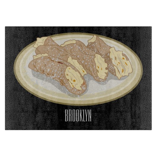 カノーリ漫画イラストレーション カッティングボード (正面)