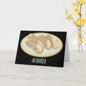 カノーリ漫画イラストレーション カード (黄色い花)