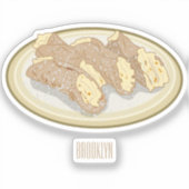 カノーリ漫画イラストレーション シール (正面)