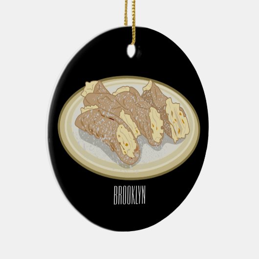 カノーリ漫画イラストレーション セラミックオーナメント (右)