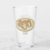 カノーリ漫画イラストレーション タンブラーグラス (正面)