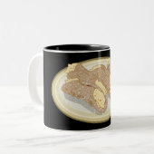 カノーリ漫画イラストレーション ツートーンマグカップ (正面左)