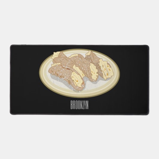 カノーリ漫画イラストレーション デスクマット (正面)