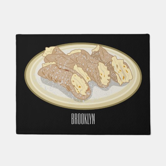 カノーリ漫画イラストレーション ドアマット (正面)