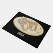 カノーリ漫画イラストレーション ドアマット (アングル)