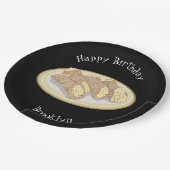 カノーリ漫画イラストレーション ペーパープレート (アングル)