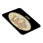 カノーリ漫画イラストレーション マグネット (右側)