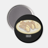 カノーリ漫画イラストレーション マグネット (正面/裏面)