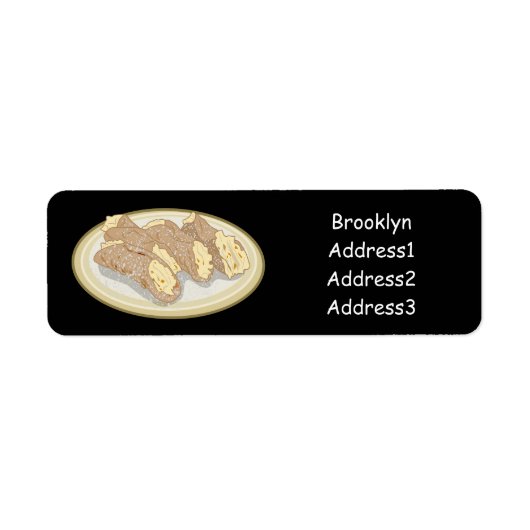 カノーリ漫画イラストレーション ラベル (正面)