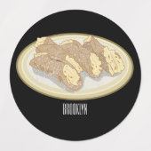 カノーリ漫画イラストレーション ラベル (デザイン1)