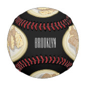 カノーリ漫画イラストレーション 野球ボール (裏面)