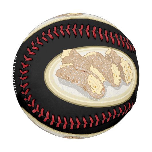 カノーリ漫画イラストレーション 野球ボール (正面左)