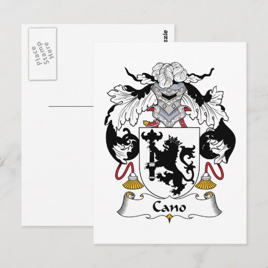 カノ家紋 ポストカード (正面/裏面)