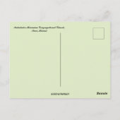 カハクロアハワイアン会衆教会ハワイ ポストカード (裏面)